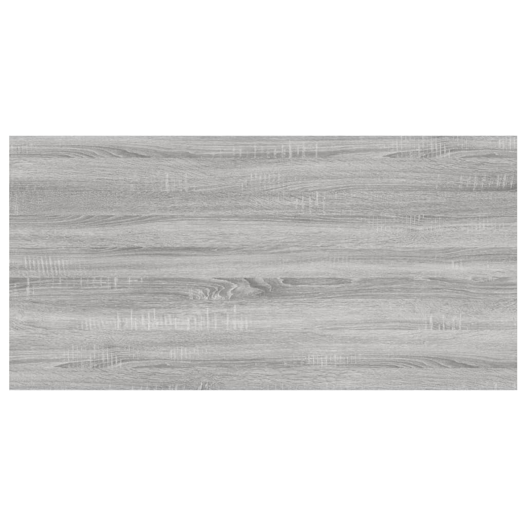 vidaXL Wandschappen 4 st 60x30x1,5 cm bewerkt hout grijs sonoma eiken