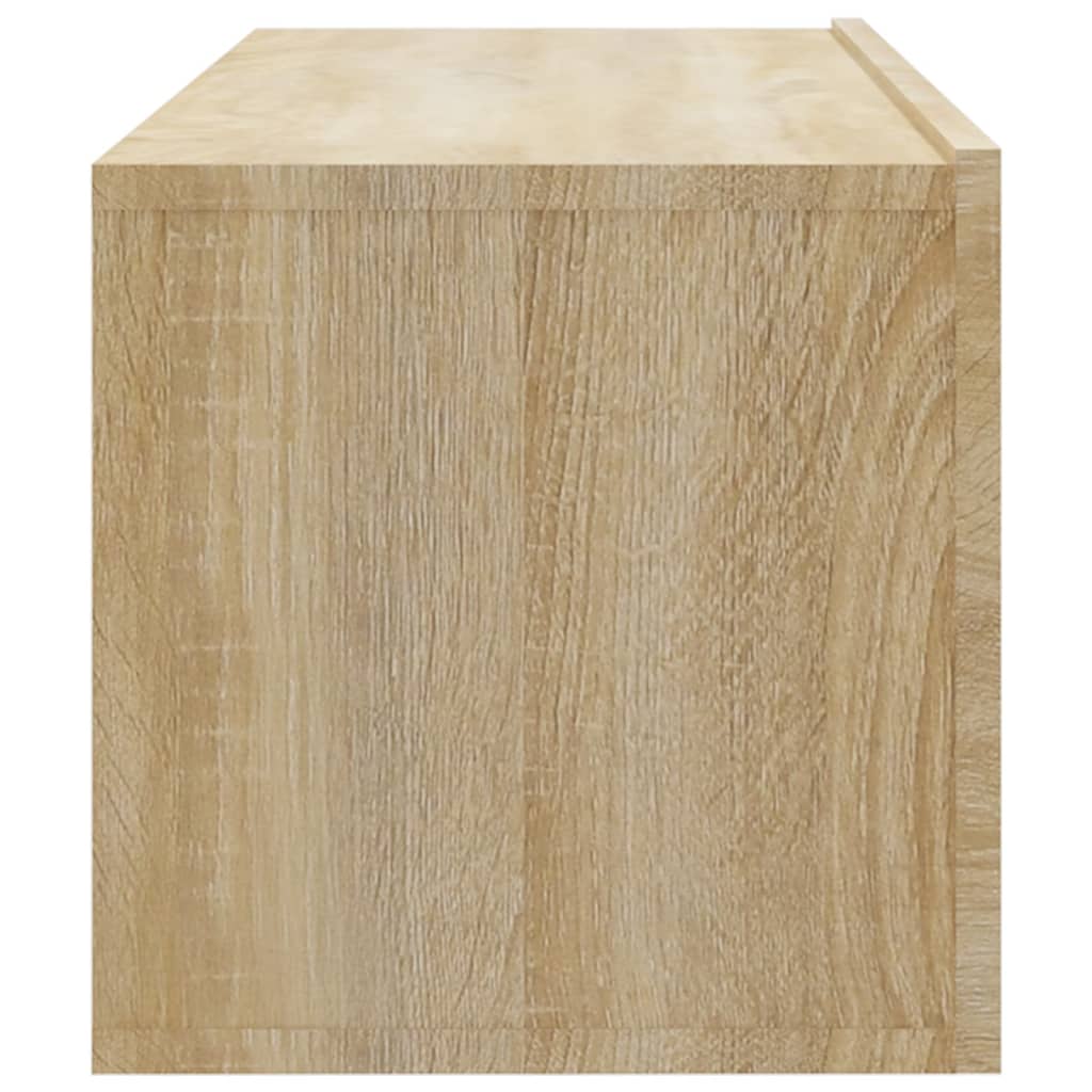 vidaXL Tv-wandmeubels 2 st 100x30x30 cm hout sonoma eikenkleurig