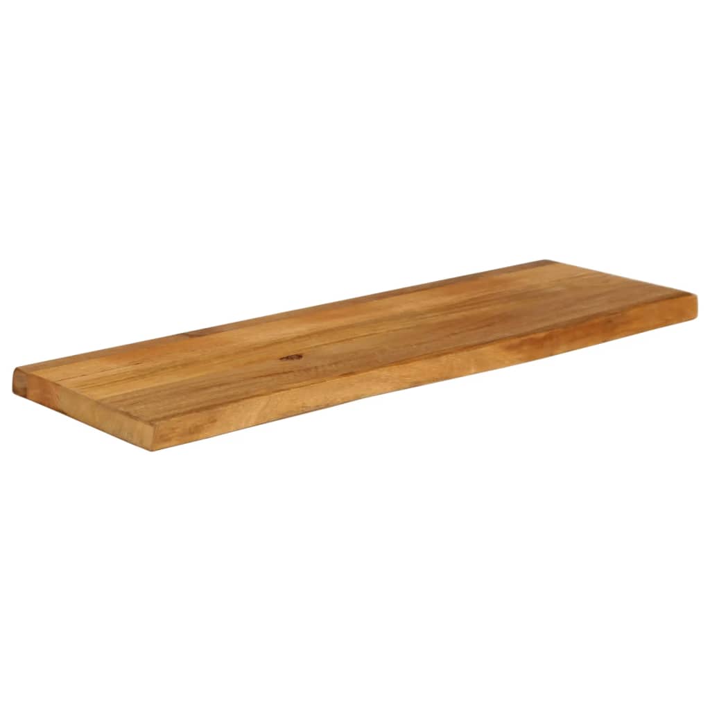 vidaXL Tafelblad met natuurlijke rand 110x30x3,8 cm massief mangohout