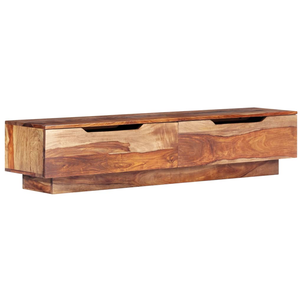 vidaXL Tv-meubel 145x30x30 cm massief hout