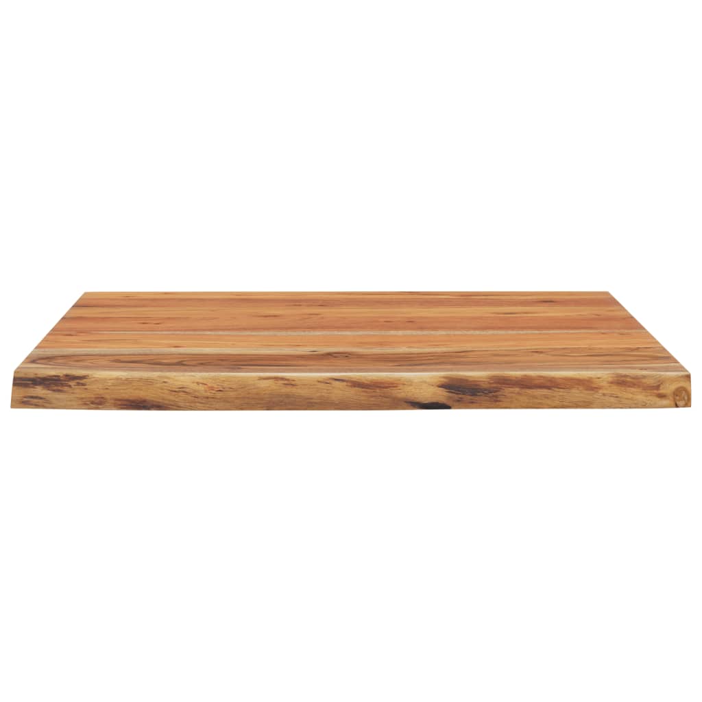 vidaXL Wandschap vierkant natuurlijke rand 40x40x2,5 cm acaciahout