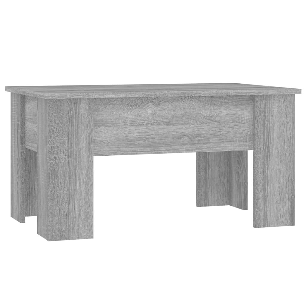 vidaXL Salontafel 79x49x41 cm bewerkt hout grijs sonoma eikenkleurig