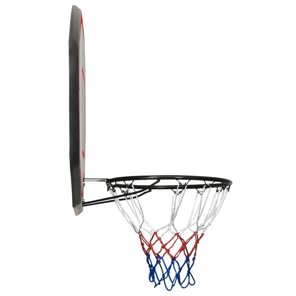 vidaXL Basketbalbord 109x71x3 cm polyetheen zwart