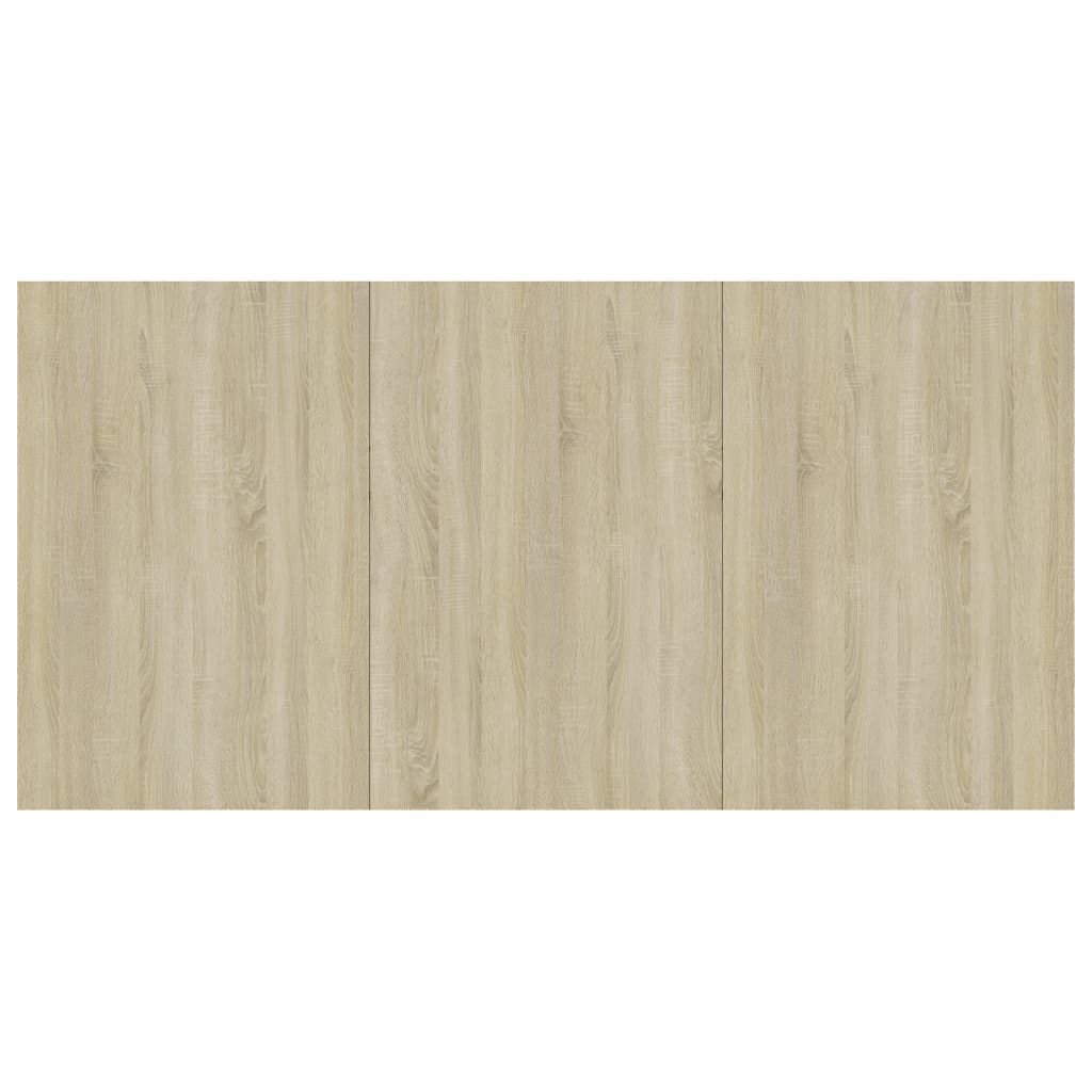 vidaXL Eettafel 180x90x76 cm bewerkt hout sonoma eikenkleurig