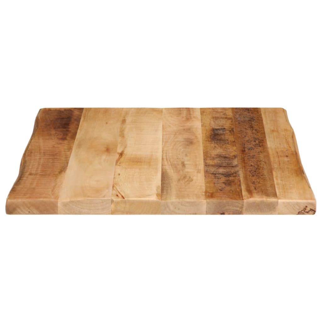 vidaXL Tafelblad met natuurlijke rand 40x40x2,5 cm massief mangohout