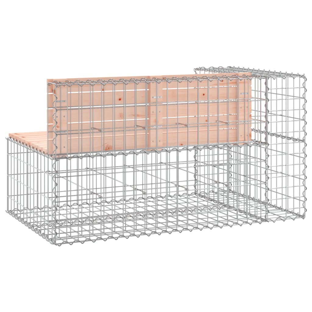 vidaXL Tuinbank schanskorfontwerp 122x71x65,5 cm massief douglashout