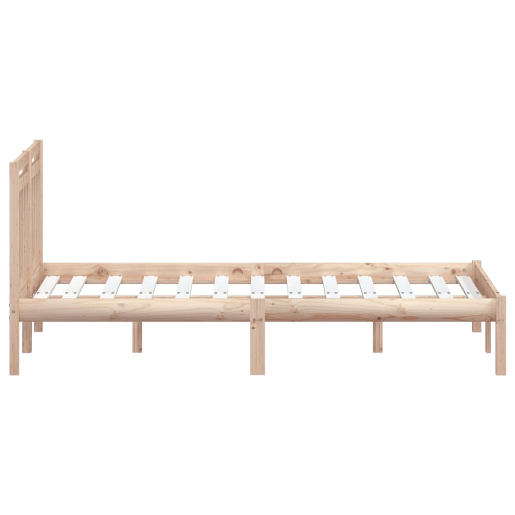 vidaXL Bedframe massief hout 120x190 cm