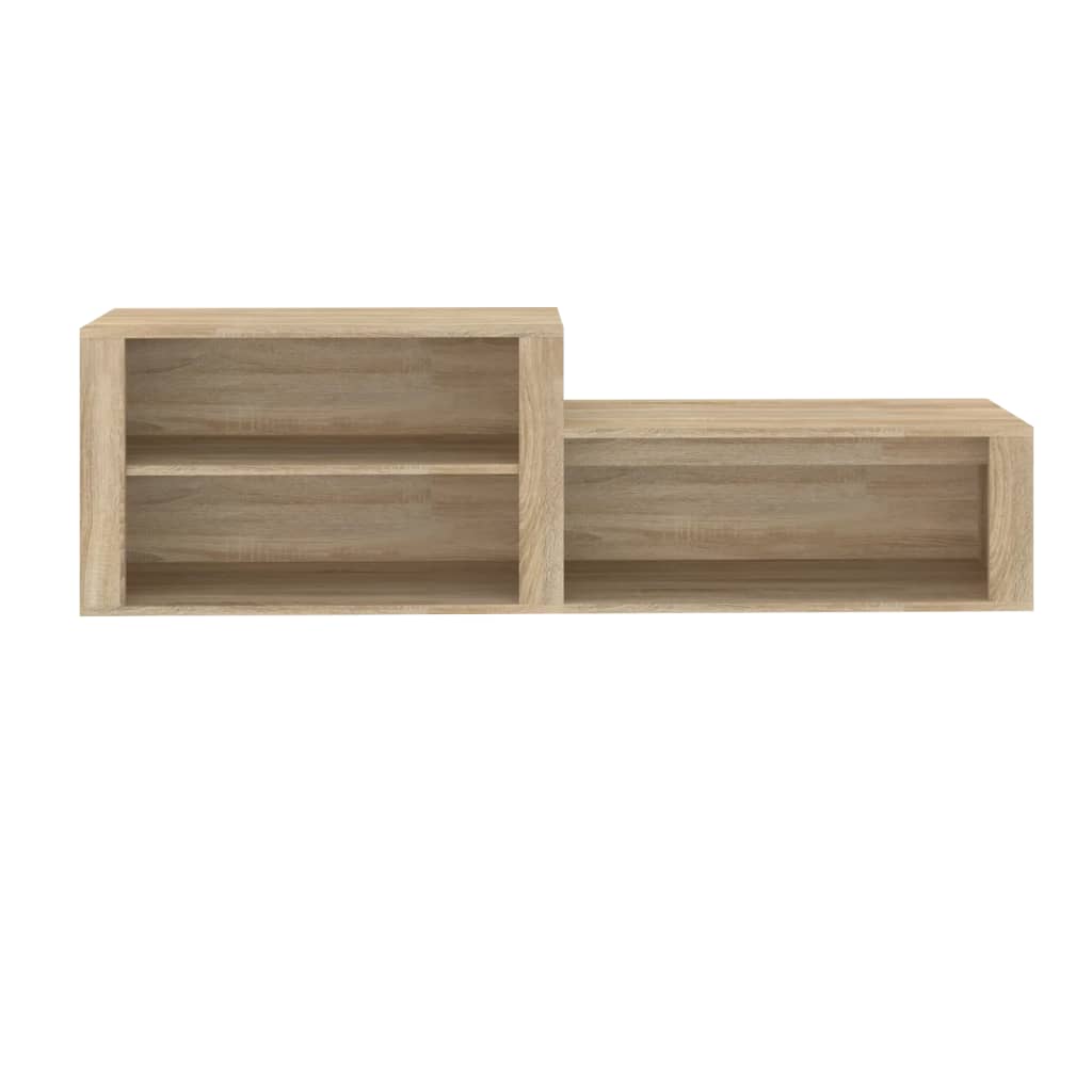 vidaXL Schoenenkast 150x35x45 cm bewerkt hout sonoma eikenkleurig