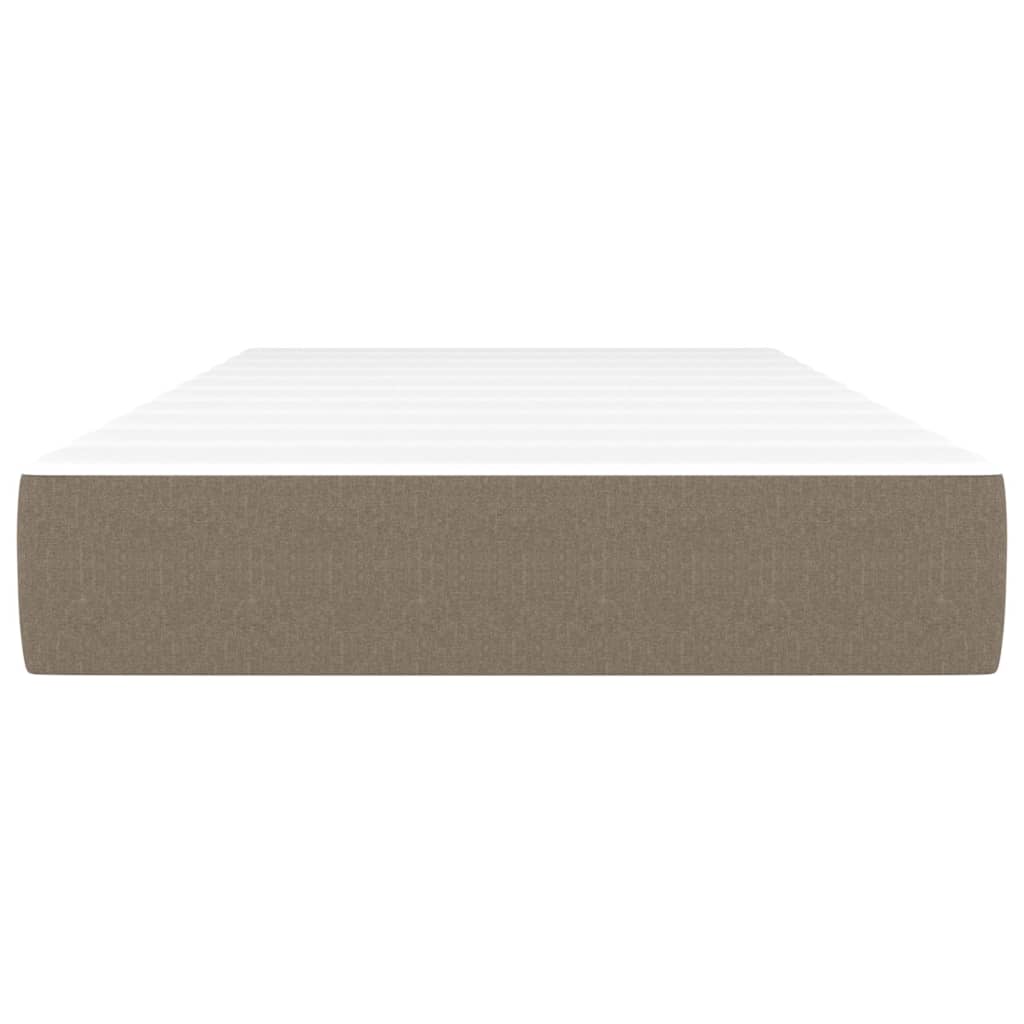 vidaXL Pocketveringmatras voor kinderen 80x160 cm stof taupe