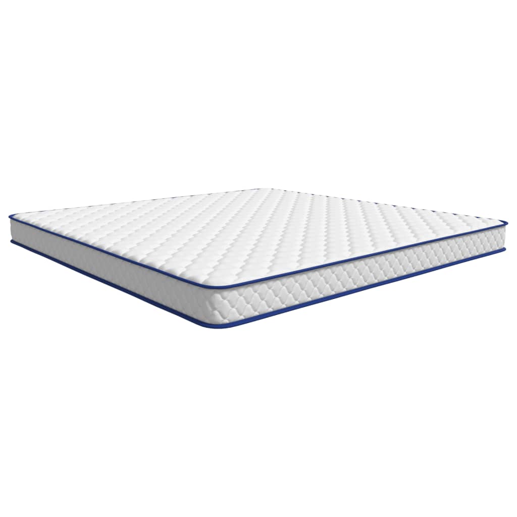 vidaXL Traagschuimmatras 200x200x17 cm wit