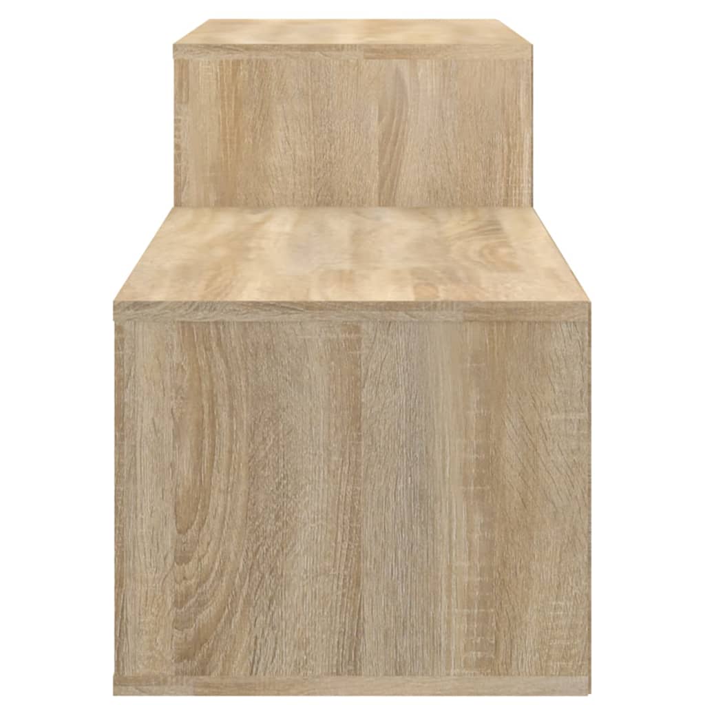 vidaXL Schoenenkast 150x35x45 cm bewerkt hout sonoma eikenkleurig