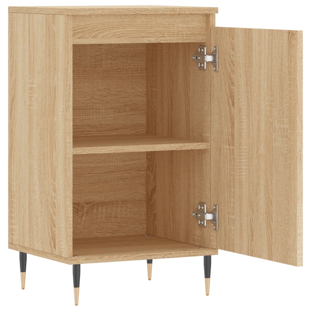 vidaXL Dressoir 40x35x70 cm bewerkt hout sonoma eikenkleurig