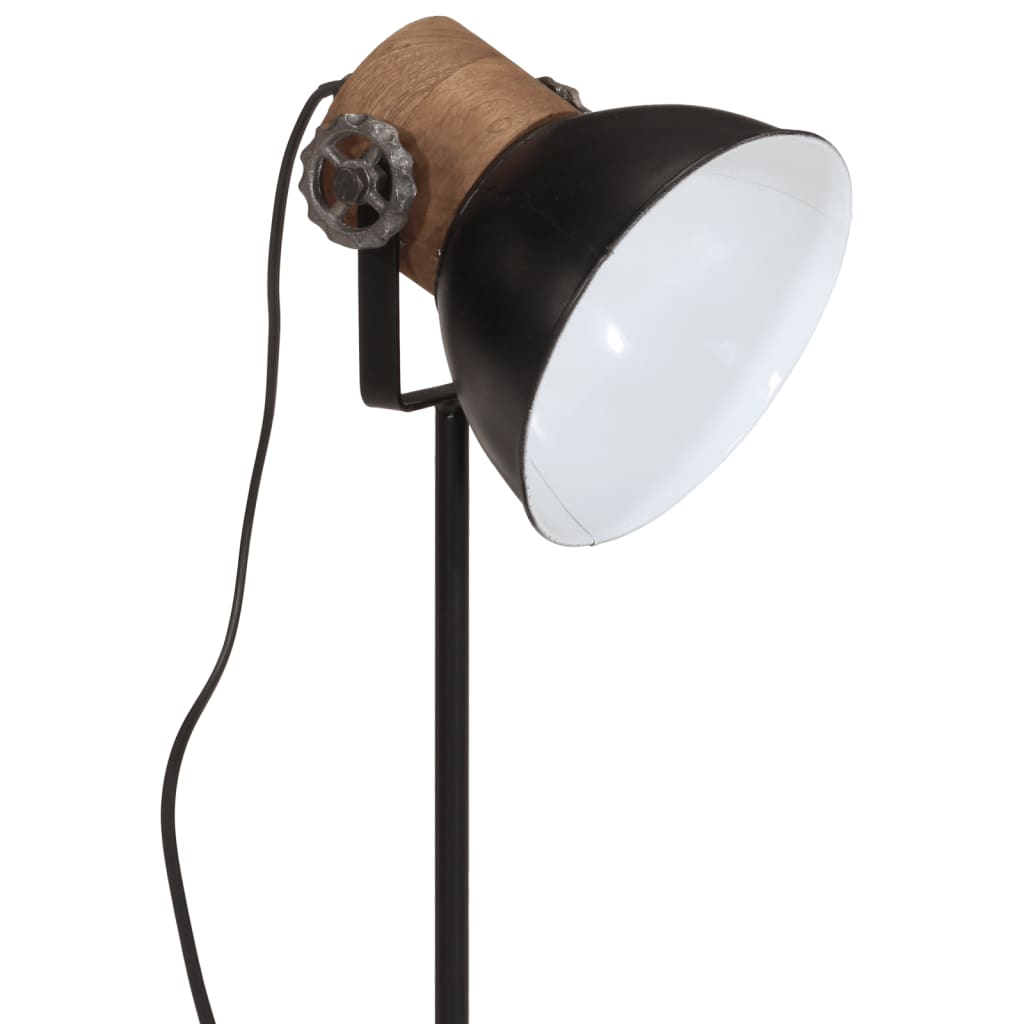 vidaXL Bureaulamp 25 W E27 17x17x50 cm zwart