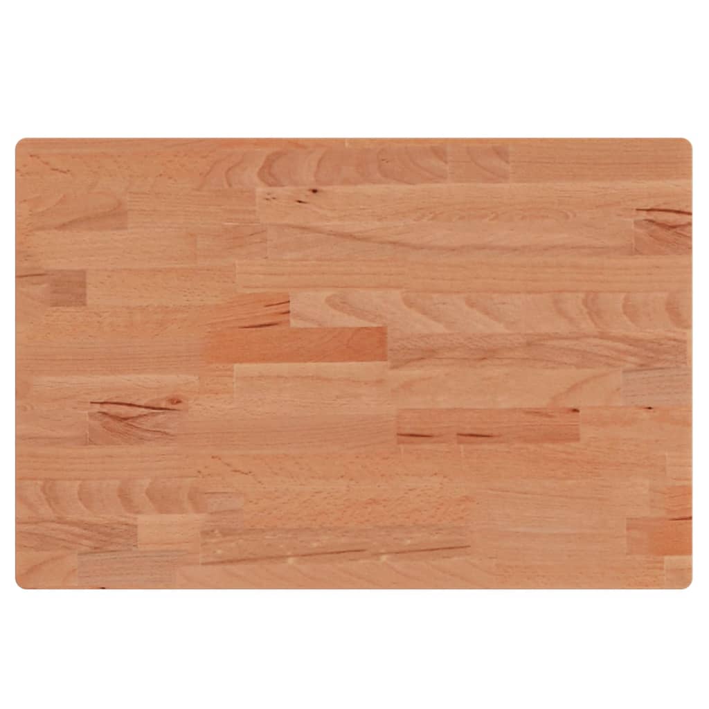 vidaXL Tafelblad rechthoekig 60x40x1,5 cm massief beukenhout