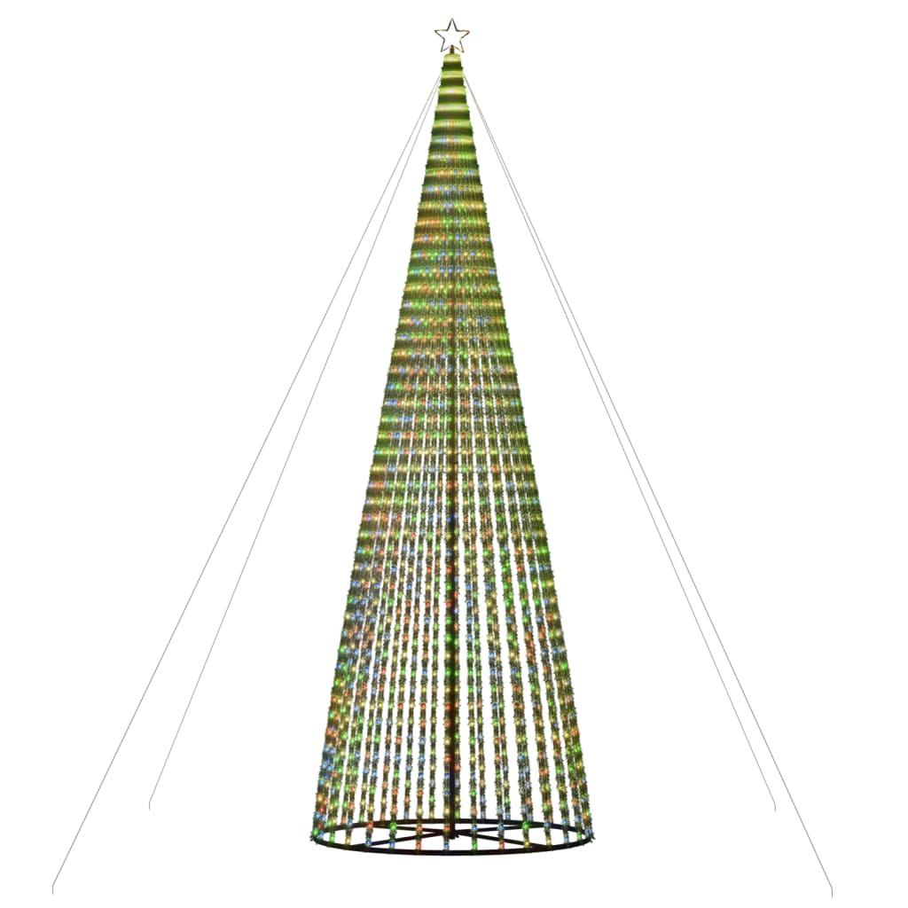 vidaXL Lichtkegel 1544 meerkleurige LED's 500 cm