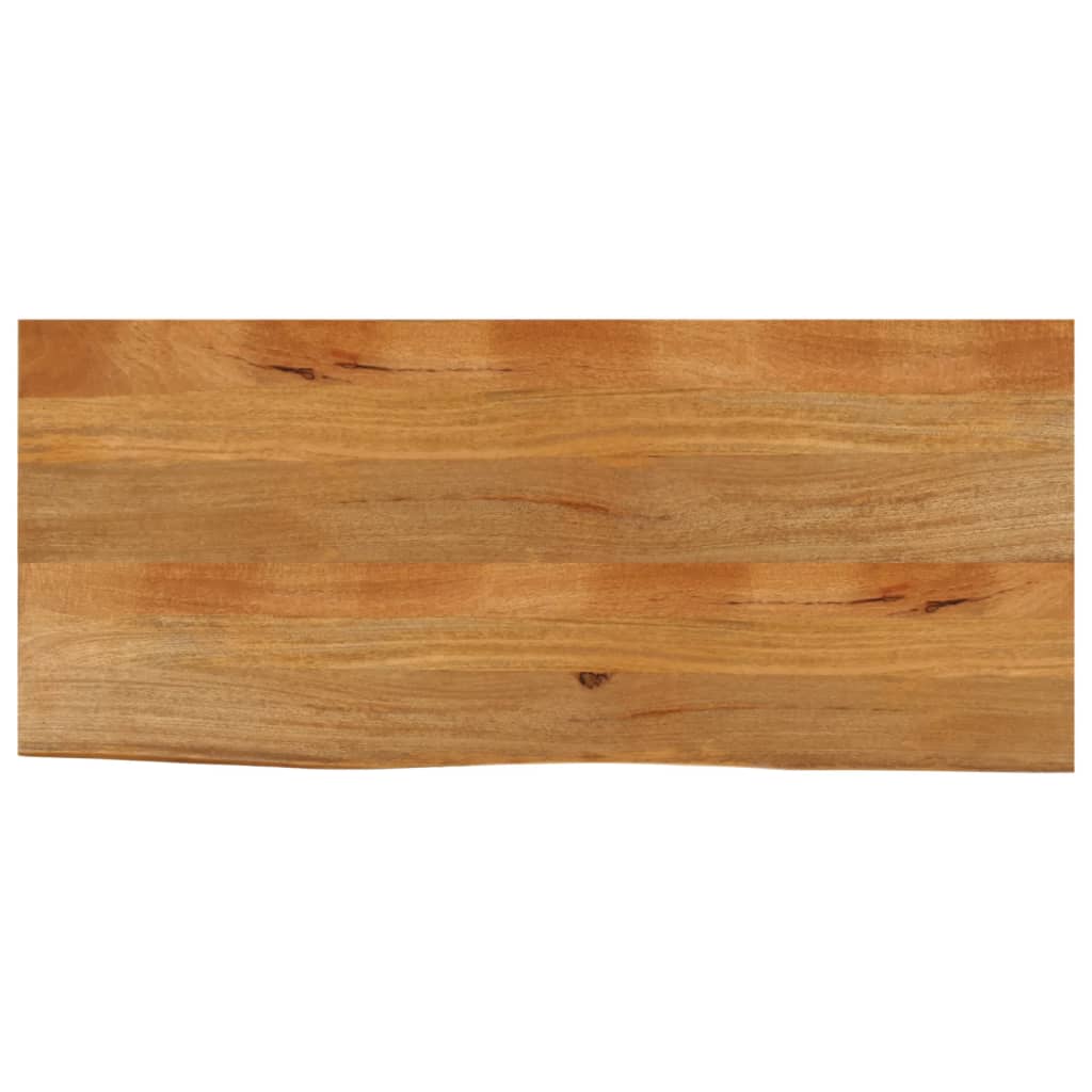 vidaXL Tafelblad met natuurlijke rand 140x60x2,5 cm massief mangohout