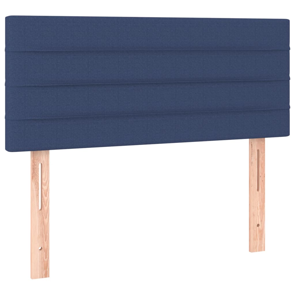 vidaXL Hoofdbord 90x5x78/88 cm stof blauw