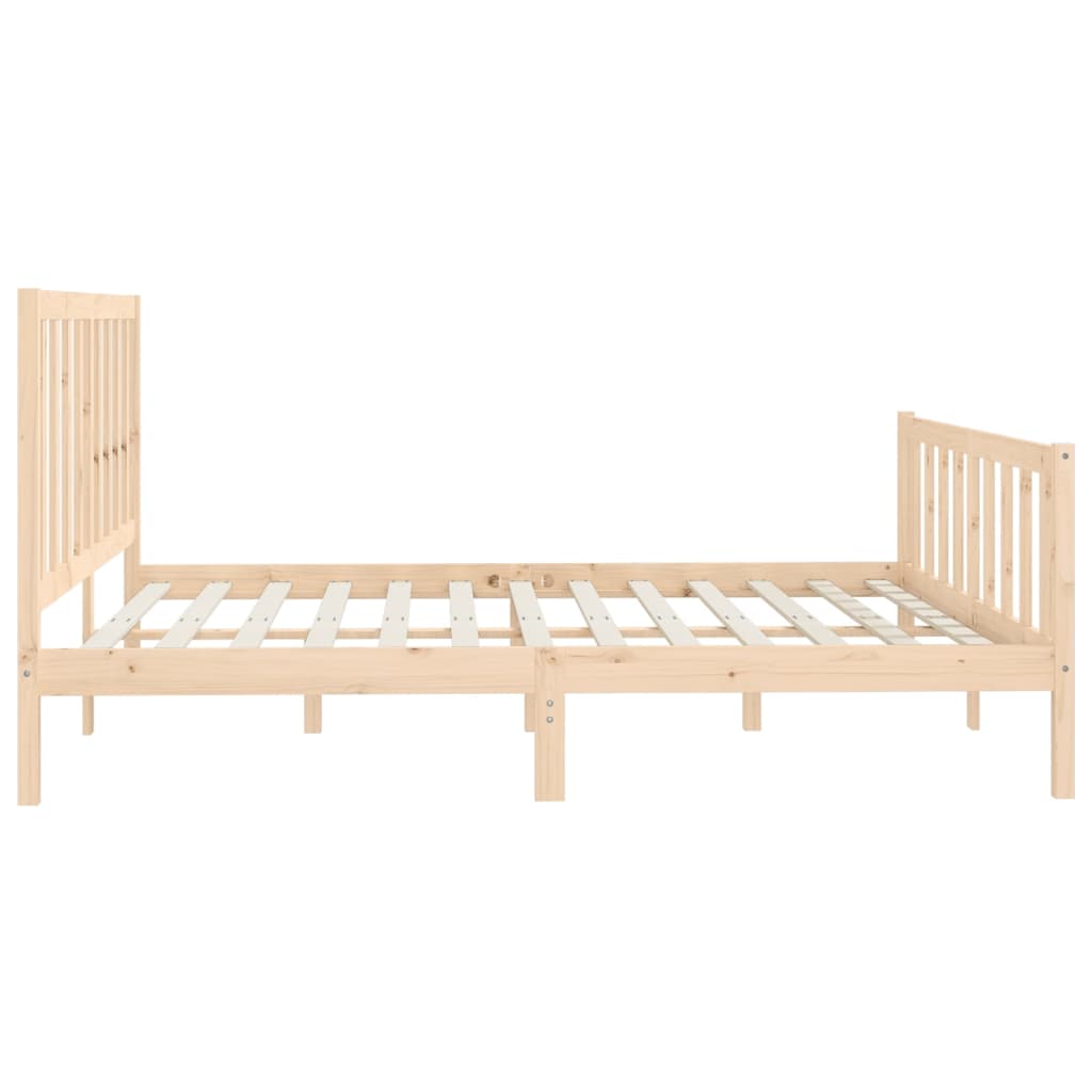 vidaXL Bedframe massief hout 200x200 cm