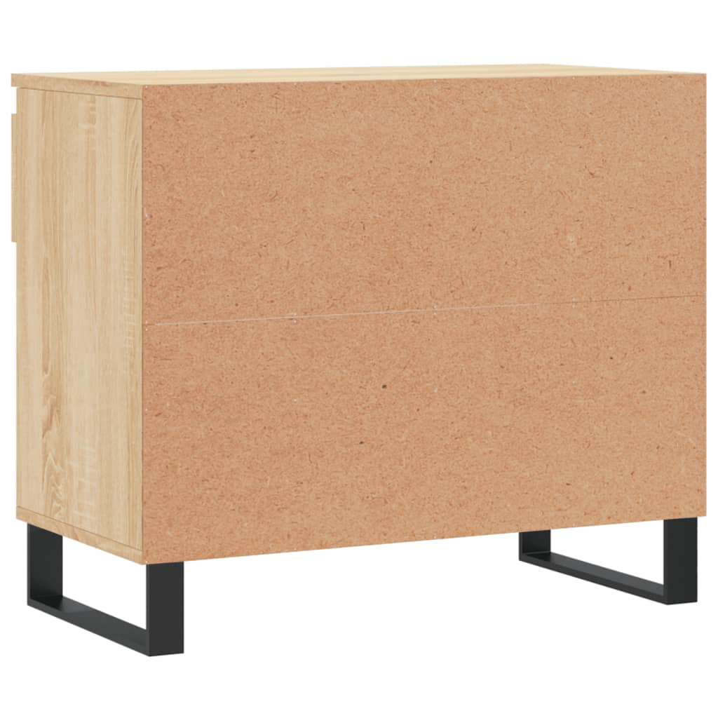 vidaXL Schoenenkast 70x36x60 cm bewerkt hout sonoma eikenkleurig