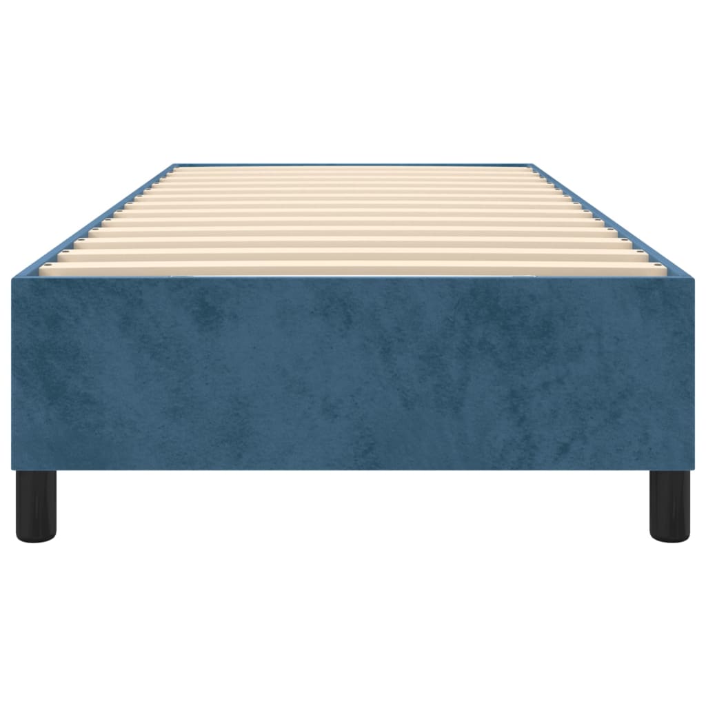 vidaXL Bedframe fluweel donkerblauw 80x200 cm