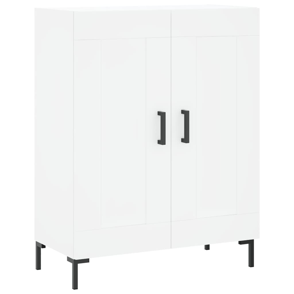 vidaXL Hoge kast 69,5x34x180 cm bewerkt hout wit