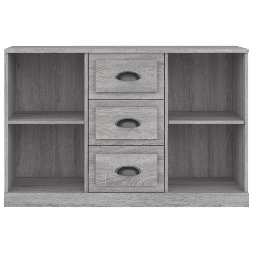 vidaXL Dressoir 104,5x35,5x67,5 cm bewerkt hout sonoma grijs