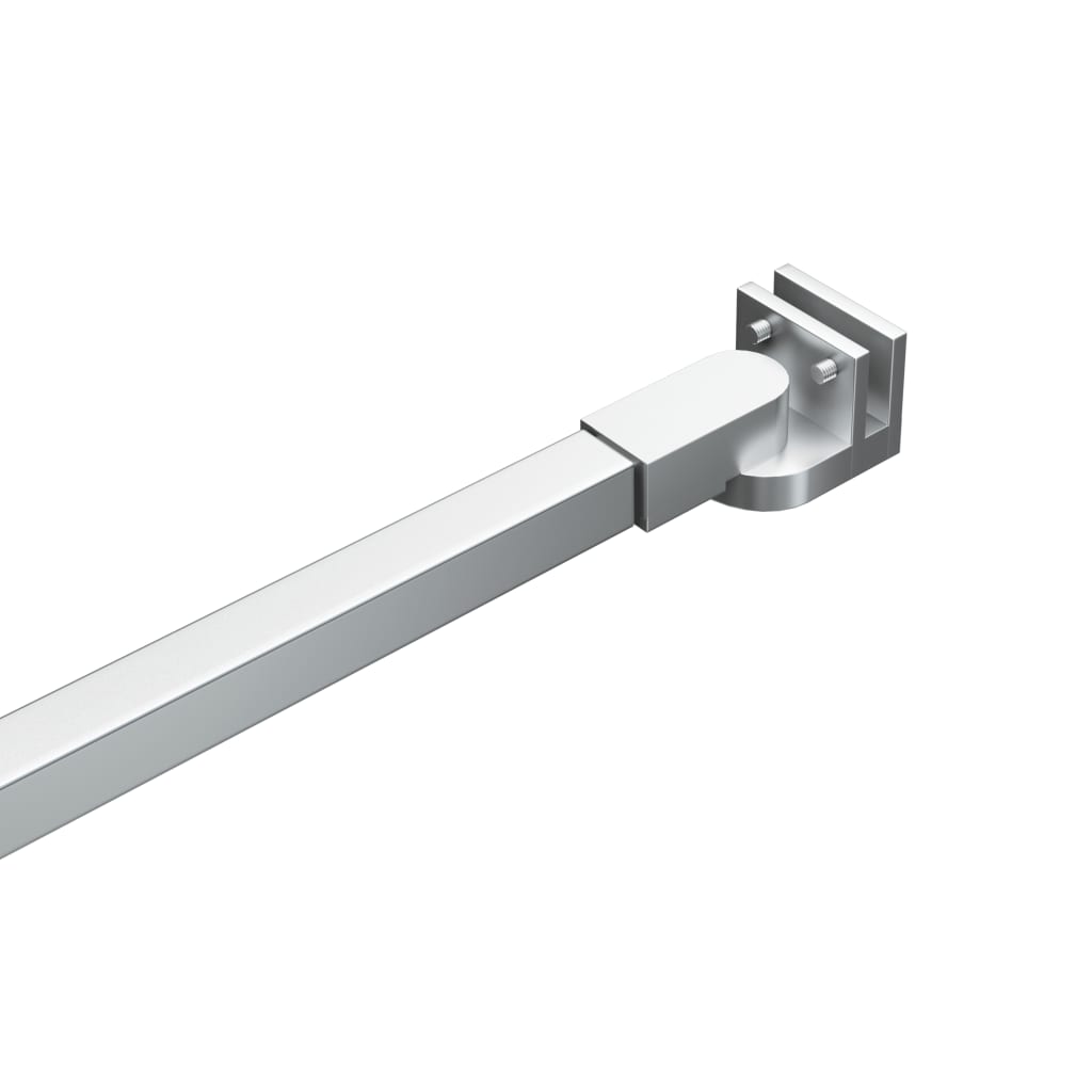 vidaXL Stabilisatiestang voor badwand 47,5 cm roestvrij staal