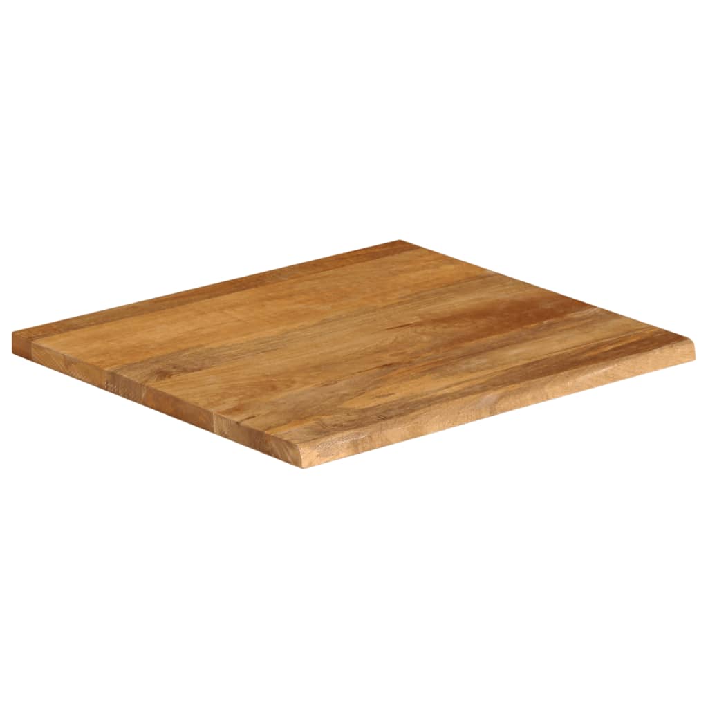 vidaXL Tafelblad met natuurlijke rand 40x40x2,5 cm massief mangohout