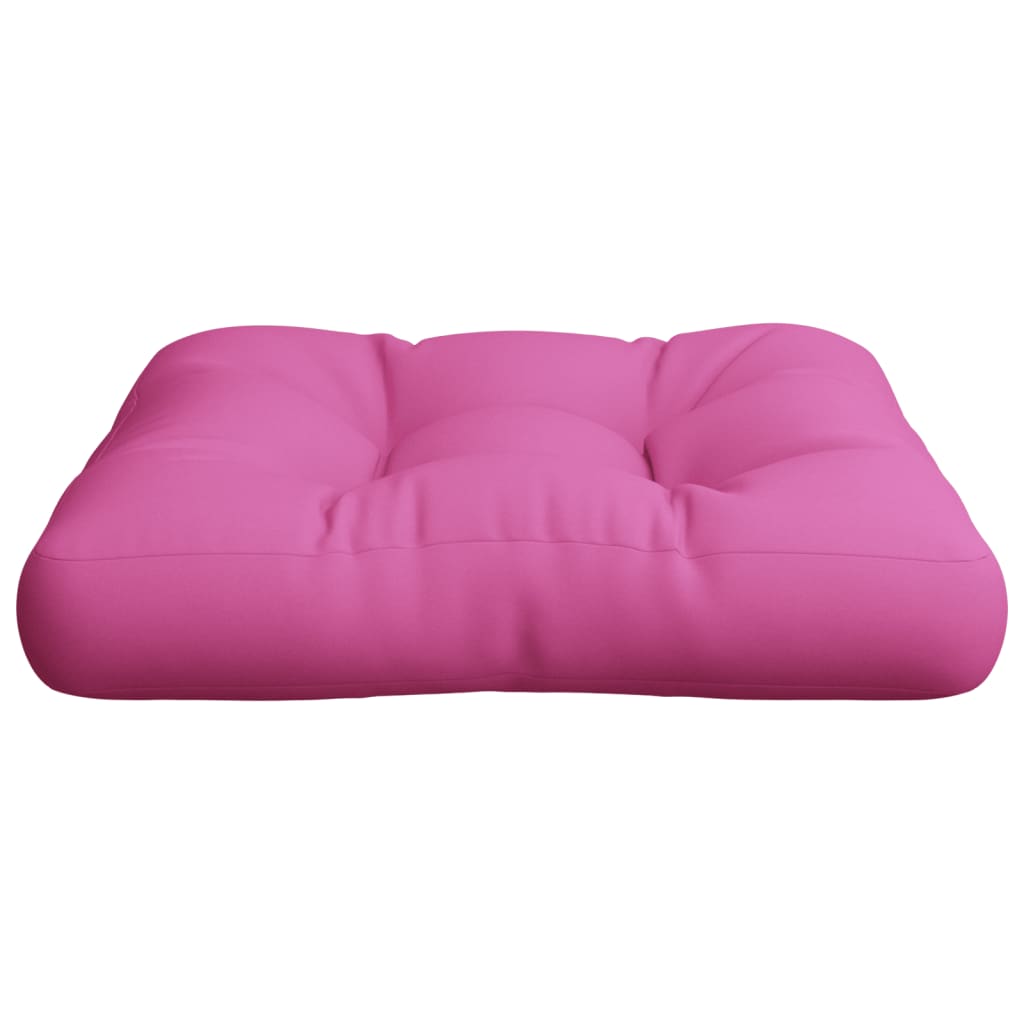 vidaXL Palletkussen 60x61,5x10 cm oxford stof roze