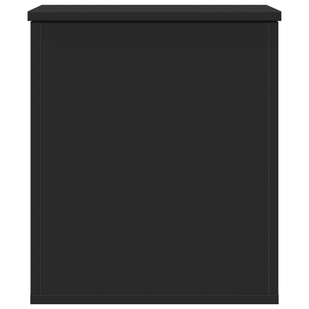 vidaXL Opbergbox 40x42x46 cm bewerkt hout zwart