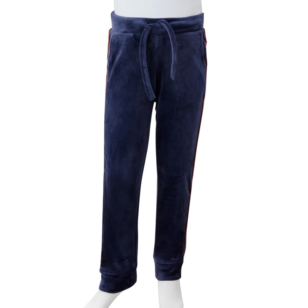 Kinderjoggingbroek 92 marineblauw