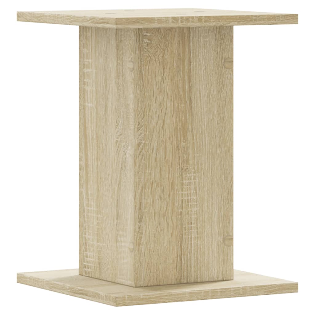 vidaXL Plantenstandaards 2 st 30x30x40 cm bewerkt hout sonoma eiken