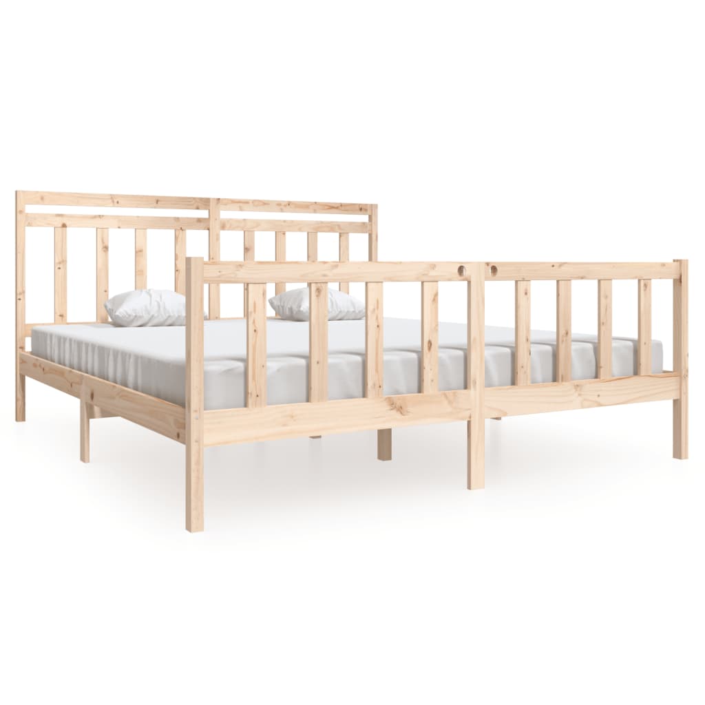 vidaXL Bedframe massief hout 180x200 cm