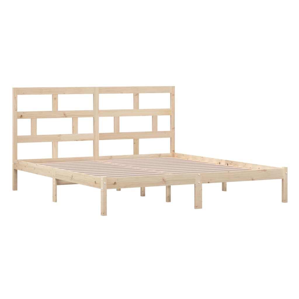 vidaXL Bedframe massief hout 180x200 cm