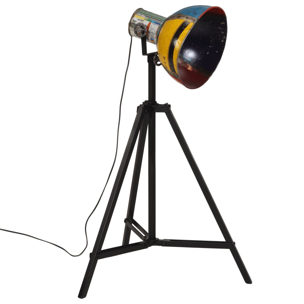 vidaXL Vloerlamp 25 W E27 61x61x90/150 cm meerkleurig