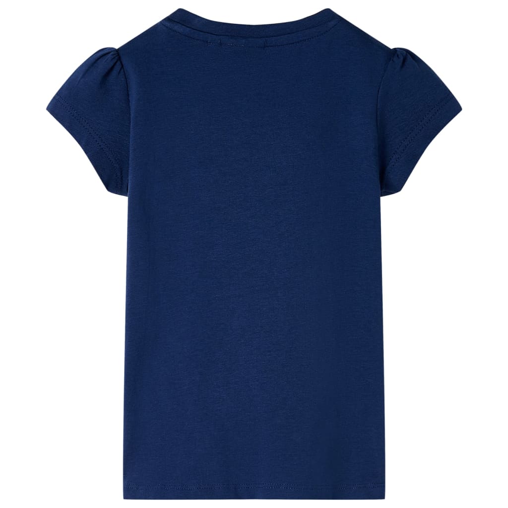 Kindershirt 92 marineblauw